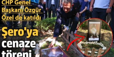 CHP'nin kedisi 'Şero' defnedildi. Törene CHP Genel Başkanı Özgür Özel de katıldı