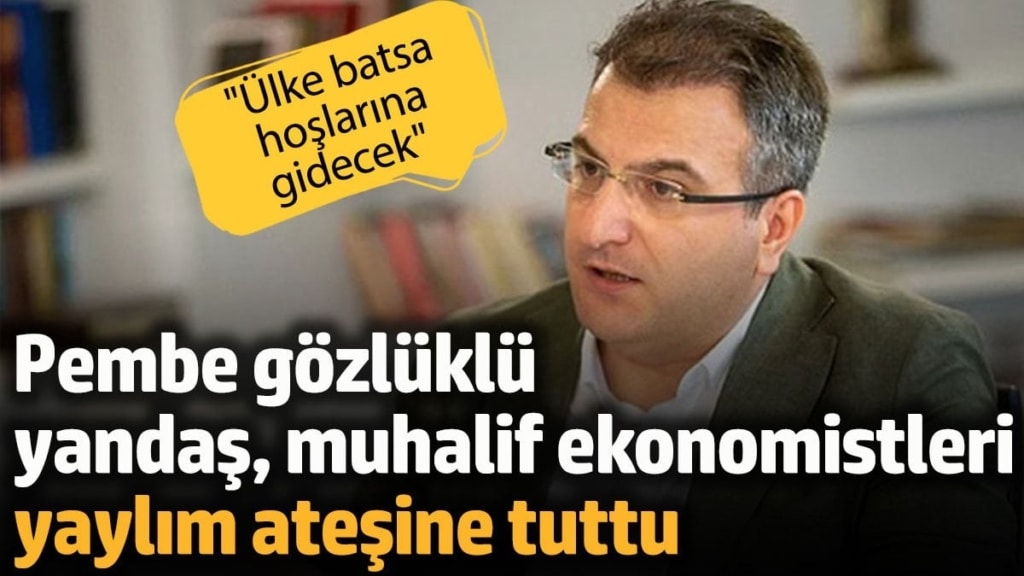 Pembe gözlüklü yandaş muhalif ekonomistleri yaylım ateşine tuttu: Ülke batsa hoşlarına gidecek