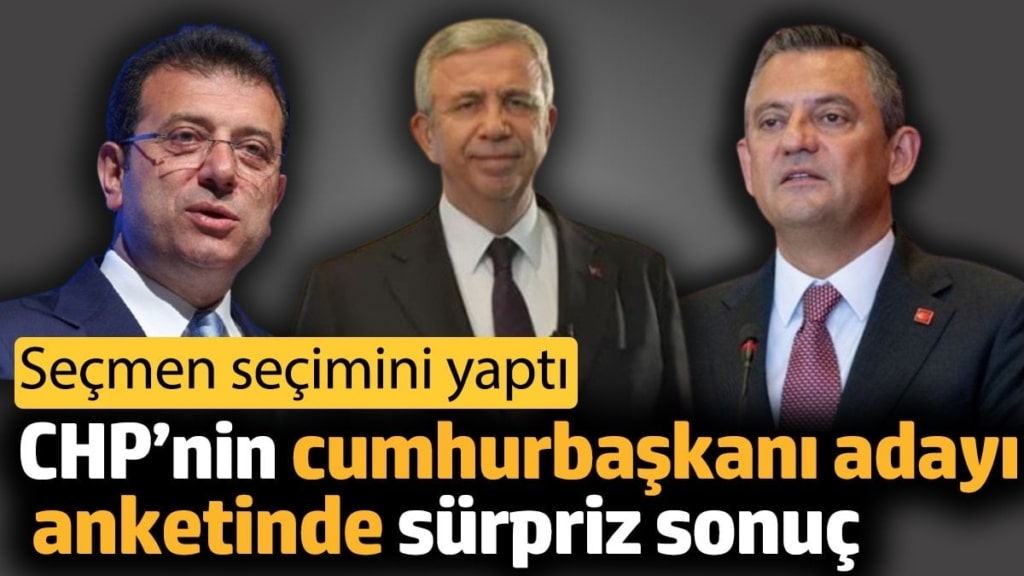 Cumhurbaşkanı adayı anketinde sürpriz sonuç. Seçmen seçimini yaptı