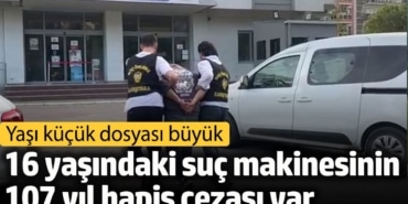 16 yaşındaki suç makinesinin 107 yıl hapis cezası var: Yaşı küçük dosyası büyük