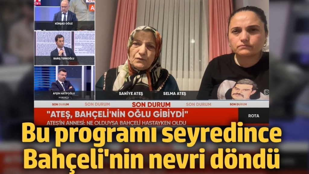 Bu programı seyredince Devlet Bahçeli'nin nevri döndü