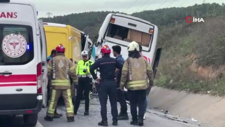 Kaza sonrası görüntüler