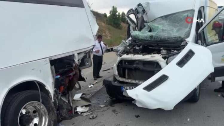 Kaza sonrası görüntüler