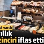 250 yıllık fırın zinciri iflas etti.  120 şubesi vardı