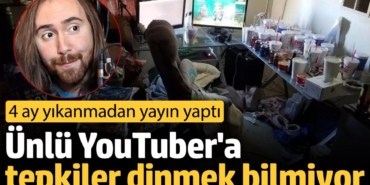 4 ay boyunca duş almadan yayın yaptı. Ünlü YouTuber'a tepkiler dinmek bilmiyor