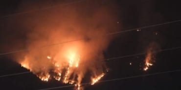 Karcı Dağı'ndaki orman 5 gündür yanıyor