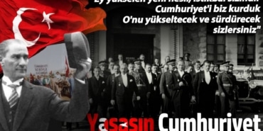 Cumhuriyetimizin 101. yılı kutlu olsun