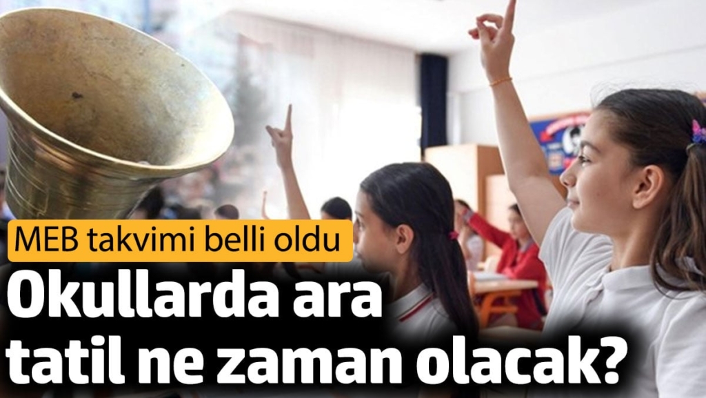 Okullarda kasım ara tatili ne zaman olacak? MEB takvimi belli oldu