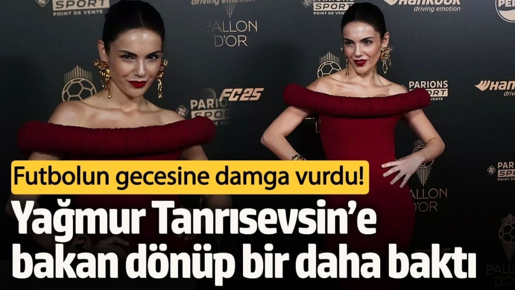 Futbolun gecesine damga vurdu!  Yağmur Tanrısevsin’e bakan dönüp bir daha baktı