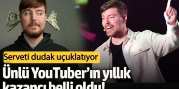 Ünlü YouTuber’ın yıllık kazancı belli oldu! Serveti dudak uçuklatıyor