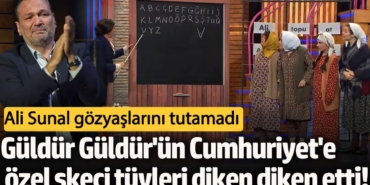 Güldür Güldür Show’un Cumhuriyet'e özel skeci tüyleri diken diken etti! Ali Sunal gözyaşlarını tutamadı