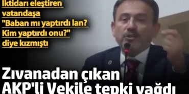 Zıvanadan çıkan AKP’li vekile tepki yağdı