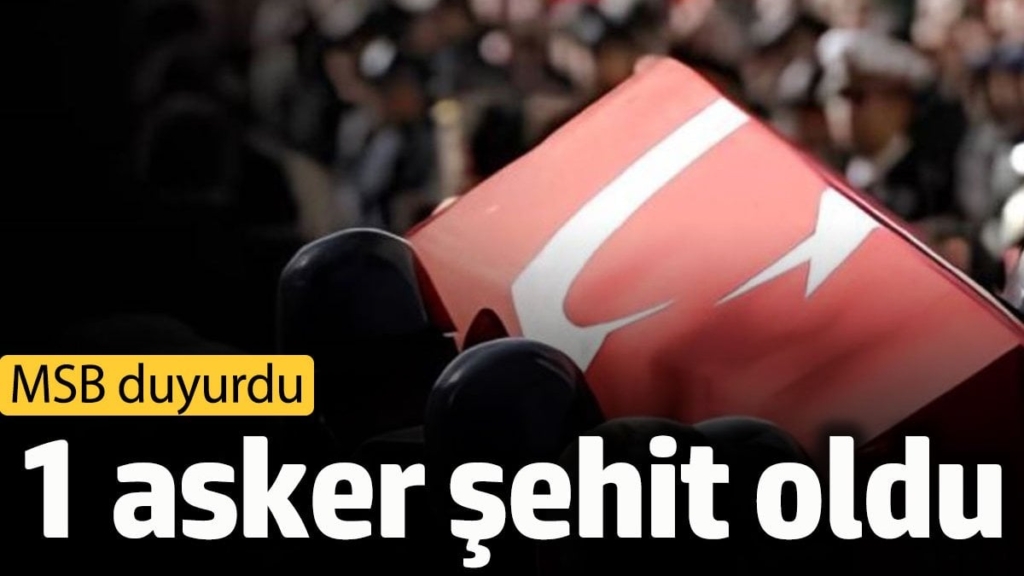 Ağrı'da araç kazası: 1 asker şehit oldu