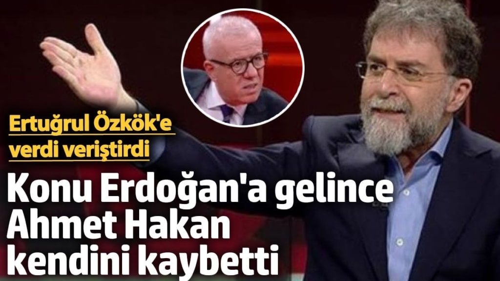 Konu Erdoğan'a gelince Ahmet Hakan kendini kaybetti! Ertuğrul Özkök'e verdi veriştirdi
