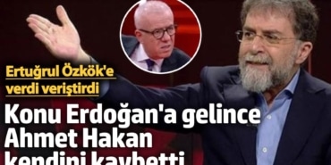 Konu Erdoğan'a gelince Ahmet Hakan kendini kaybetti! Ertuğrul Özkök'e verdi veriştirdi