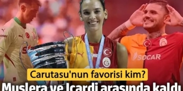 Galatasaray'da Carutasu'dan dikkat çeken  Muslera ve Icardi cevabı! Favorisini açıkladı