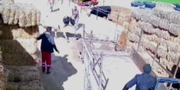 Kızgın boğa ortalığı birbirine kattı