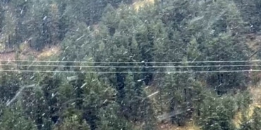 Bolu’da mevsimin ilk kar yağışı