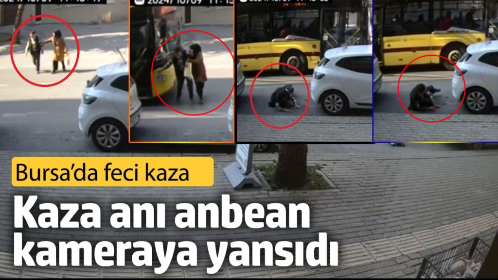 Bursa'da feci kaza! Yolun ortasında savruldular