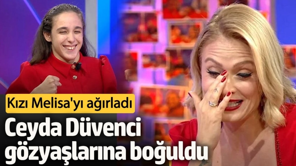 Kızı Melisa'yı ağırladı! Ceyda Düvenci gözyaşlarına boğuldu