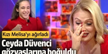 Kızı Melisa'yı ağırladı! Ceyda Düvenci gözyaşlarına boğuldu