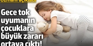 Çocuklar Tok Yatarsa Şeker Riski Artar!