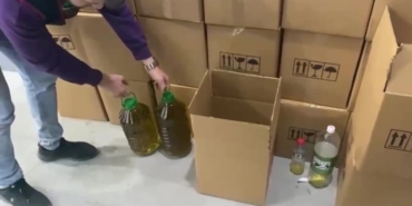 Tamirhaneye sahte zeytinyağı baskını