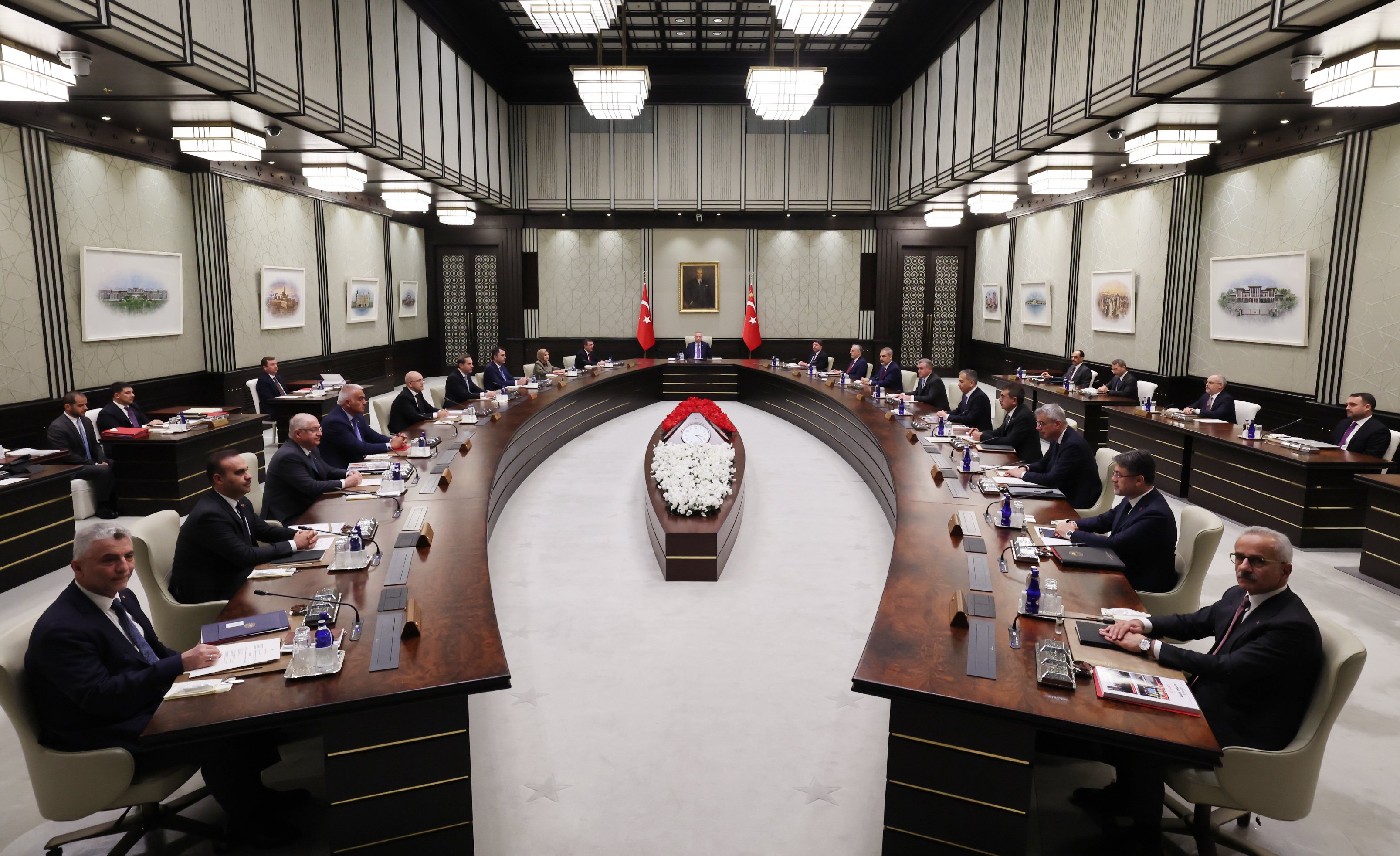 Erdogan Baskanliginda Acil Kabine Toplantisi Kabine Toplantısı