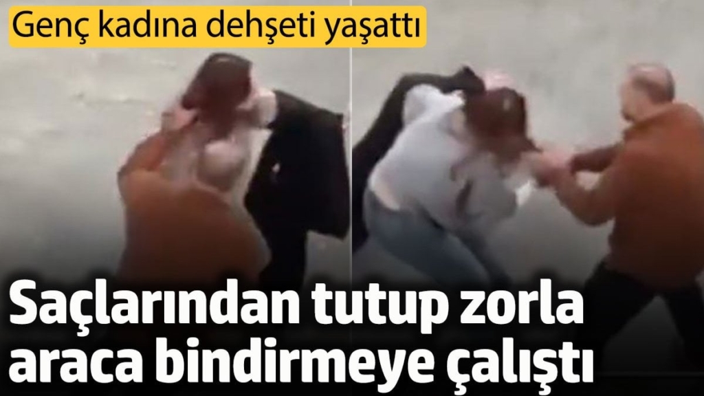 Esenyurt'ta genç kadına dehşeti yaşattı. Saçlarından tutup zorla araca bindirmeye çalıştı