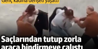Esenyurt'ta genç kadına dehşeti yaşattı. Saçlarından tutup zorla araca bindirmeye çalıştı