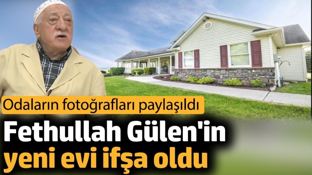 Fethullah Gülen'in yeni evi ifşa oldu. Odaların fotoğrafları paylaşıldı