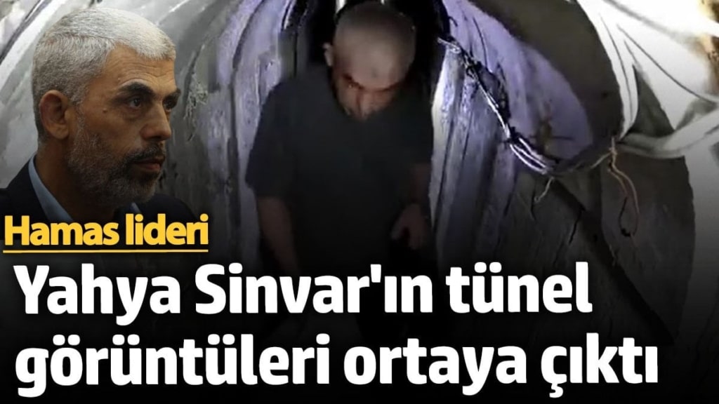 Hamas lideri Yahya Sinvar'ın tünel görüntüleri ortaya çıktı