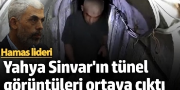 Hamas lideri Yahya Sinvar'ın tünel görüntüleri ortaya çıktı
