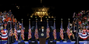 Kamala Harris son mitinginde konuştu