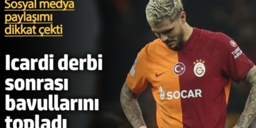 Icardi derbi sonrası bavullarını topladı. Sosyal medya paylaşımı dikkat çekti