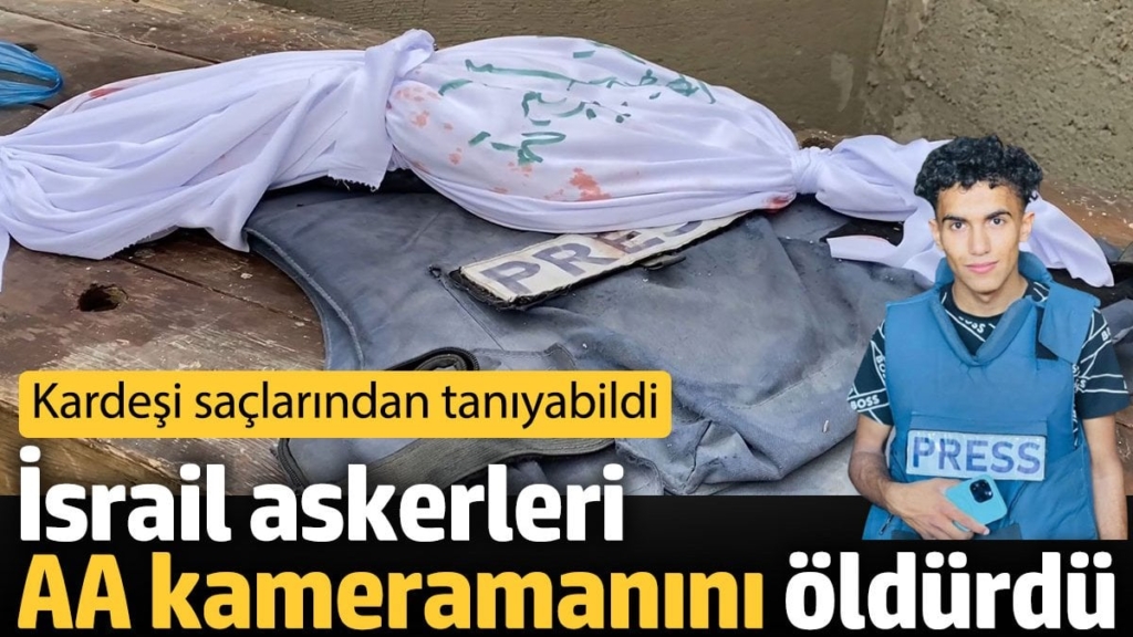 İsrail AA kameramanını öldürdü. Kardeşi saçlarından tanıyabildi