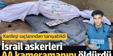İsrail AA kameramanını öldürdü. Kardeşi saçlarından tanıyabildi