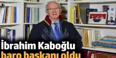 Son dakika... İbrahim Kaboğlu baro başkanı oldu