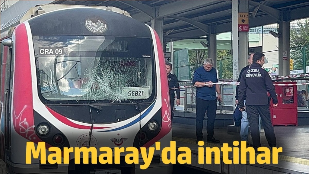 Marmaray'da raylara atlayan kişi öldü