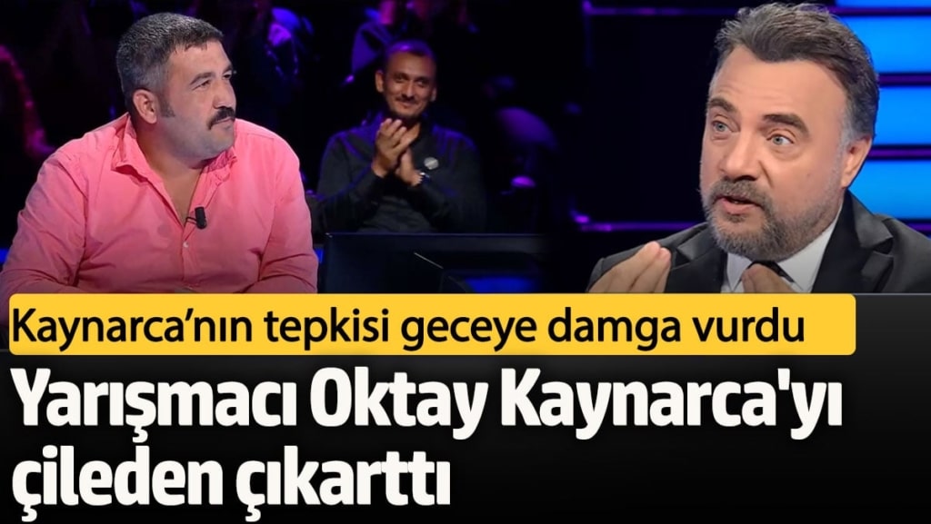 Kim Milyoner Olmak İster'de yarışmacı Oktay Kaynarca'yı çileden çıkarttı! Tepkisi geceye damga vurdu