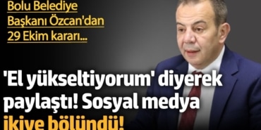 Tanju Özcan'dan dikkat çeken 29 Ekim kararı. Sosyal medya ikiye bölündü