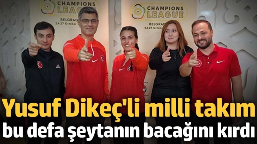 Yusuf Dikeç bu defa şampiyonluğu kutladı! Milli Takım Avrupa Şampiyonlar Ligi'ni kazandı