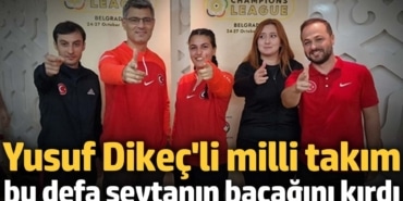 Yusuf Dikeç bu defa şampiyonluğu kutladı! Milli Takım Avrupa Şampiyonlar Ligi'ni kazandı