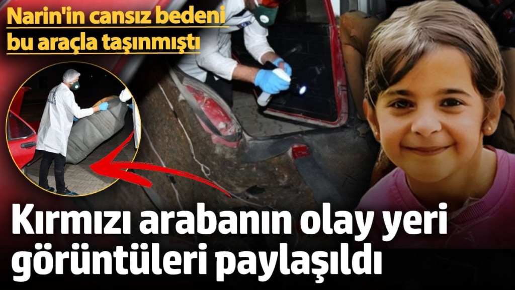 Narin Güran’ın cansız bedeni taşınmıştı! Nevzat Bahtiyar'ın aracından olay yeri görüntüleri paylaşıldı