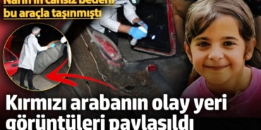 Narin Güran’ın cansız bedeni taşınmıştı! Nevzat Bahtiyar'ın aracından olay yeri görüntüleri paylaşıldı