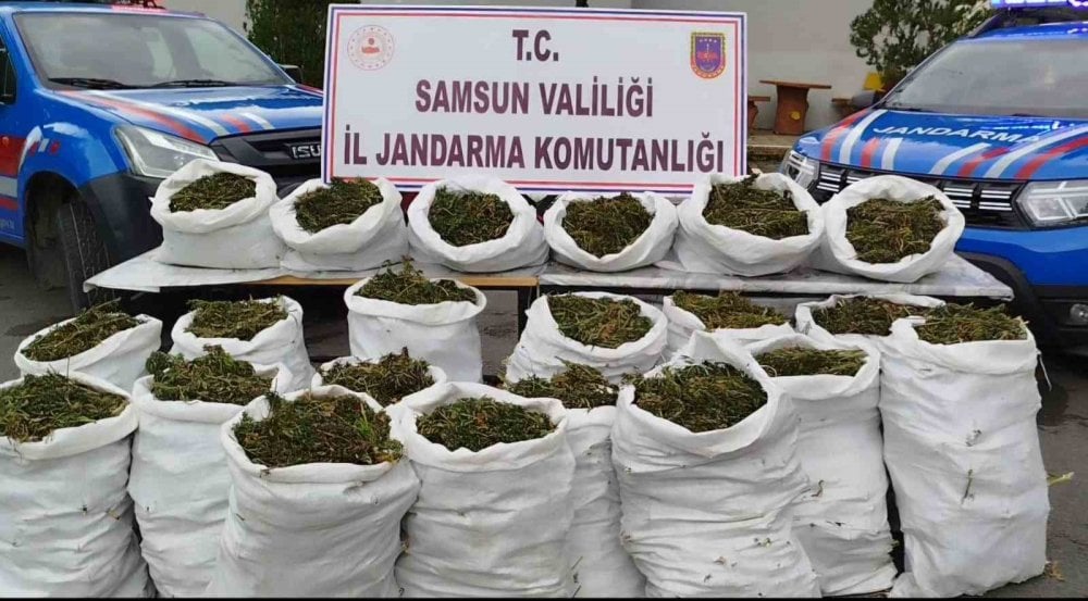 Samsun’da helikopter destekli uyuşturucu operasyonu