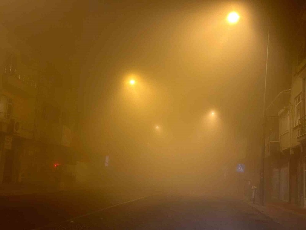 1730543172 457 Muratlida Yogun Sis Gorus Mesafesi 20 Metre Tekirdağ’da gece sis etkili oldu! Göz gözü görmedi