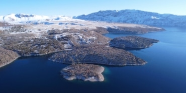 Nemrut Kalderası beyaza büründü