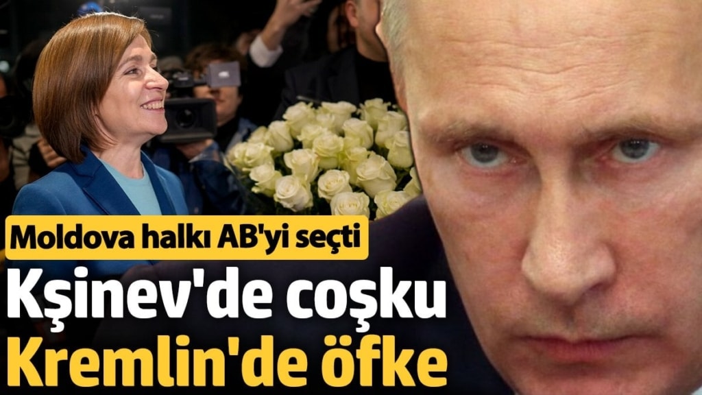Moldova halkı AB'yi seçti: Kşinev'de coşku Kremlin'de öfke