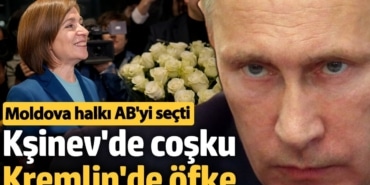 Moldova halkı AB'yi seçti: Kşinev'de coşku Kremlin'de öfke